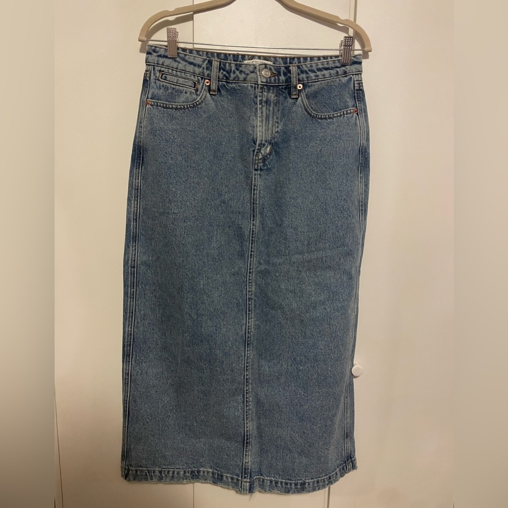 Alex Mill Blue Denim Skirt
